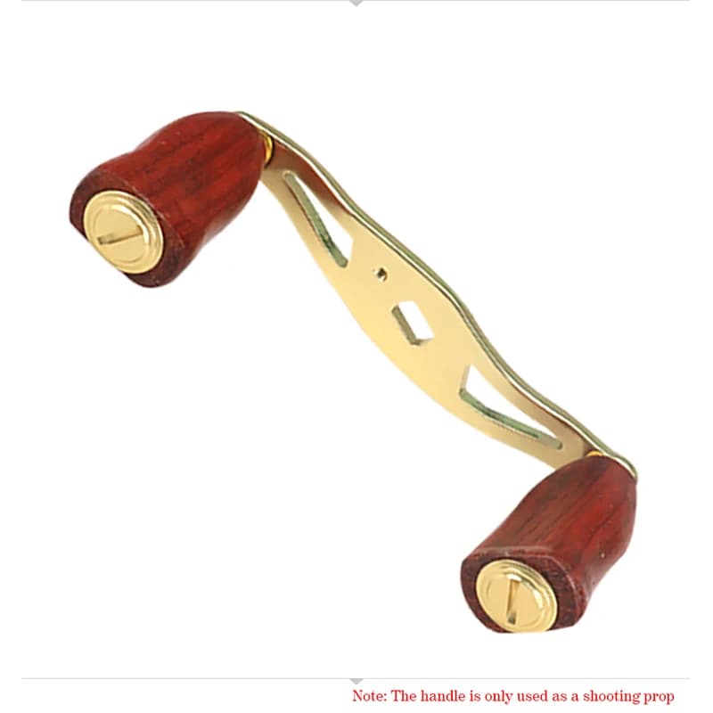 Poignée de moulinet de pêche en bois pour manivelle, accessoire DIY pour moulinets spinning et baitcasting