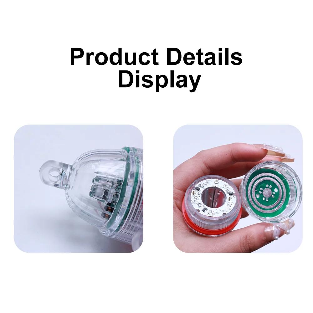 Lampe LED haute pression attrape-poissons pour pêche en mer avec flash lumineux sous-marin