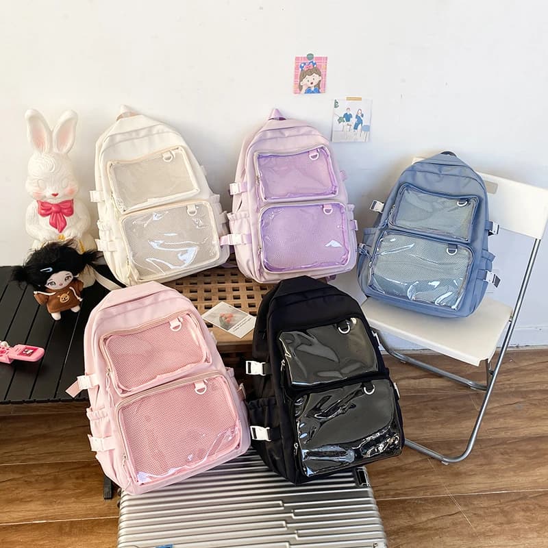 Sac à dos transparent ita bag pêche - Rangement visuel leurres accessoires pêche collection