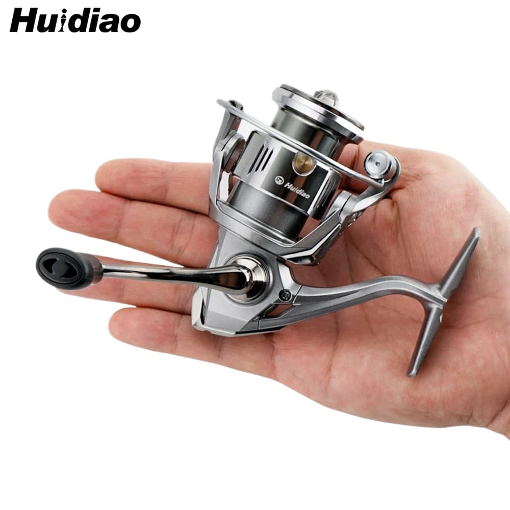 Moulinet ultraléger Huidiao 140g 500/800/1000 pour pêche fine - 4+1 roulements anti-retour