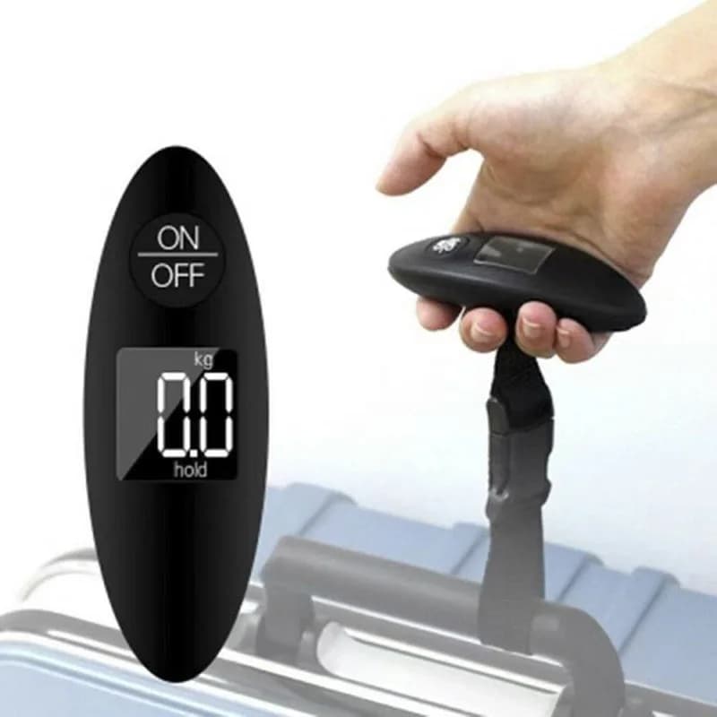Balance digitale suspendue 40kg/100g LCD - Échelle voyage haute précision pêche avec sangle électronique