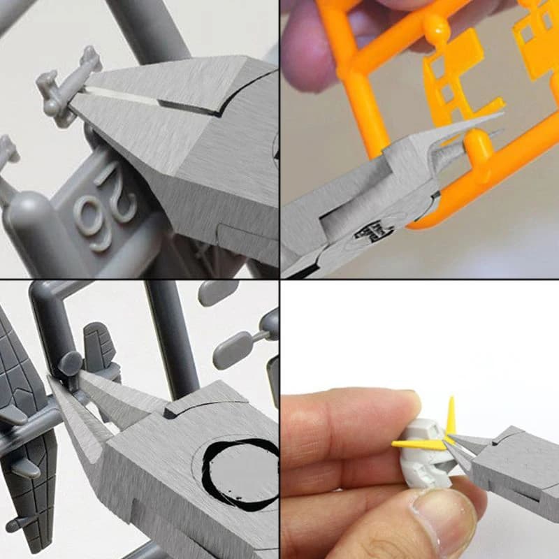 Pinces coupantes précision acier carbone - Ciseaux diagonaux professionnels pour montage modèles pêche