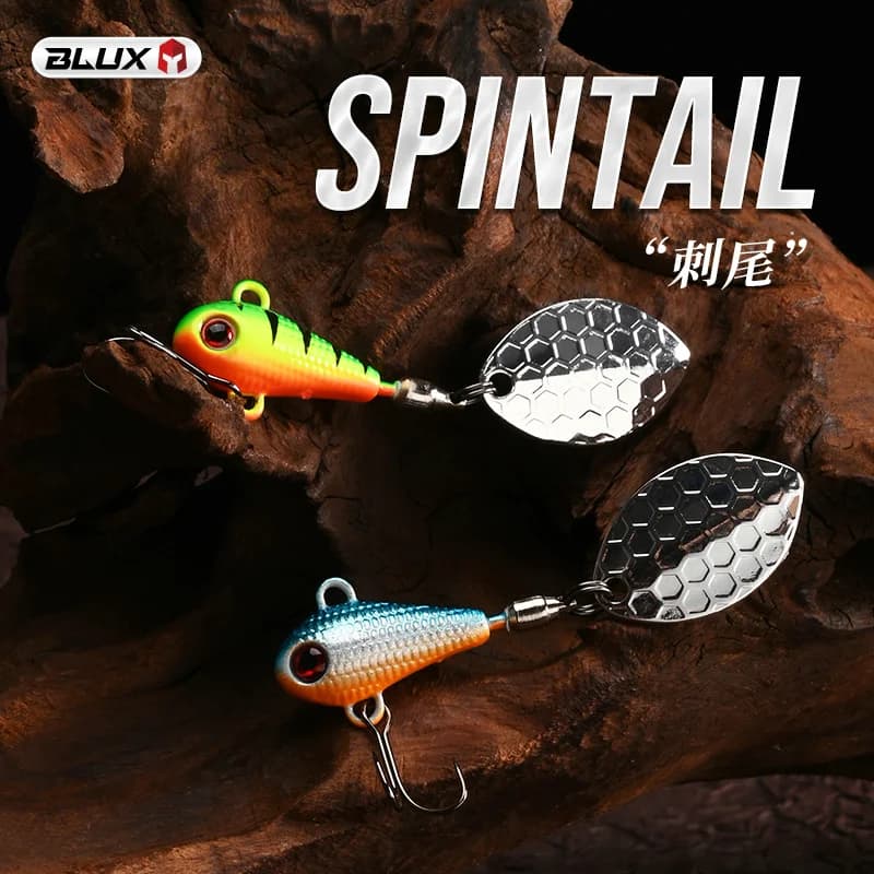 Leurre BLUX SPINTAIL 4.5-11g Mag Tail Spinner - Cuiller métal pêche black-bass freshwater shore casting vib