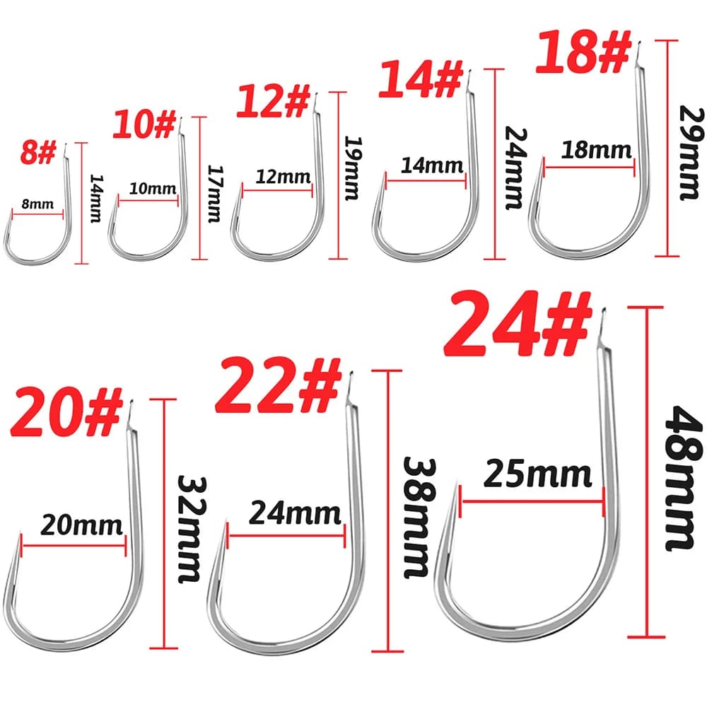 Lot de 10 hameçons assistés pour leurres jig, acier haute teneur carbone, barbelés et emplumés pour