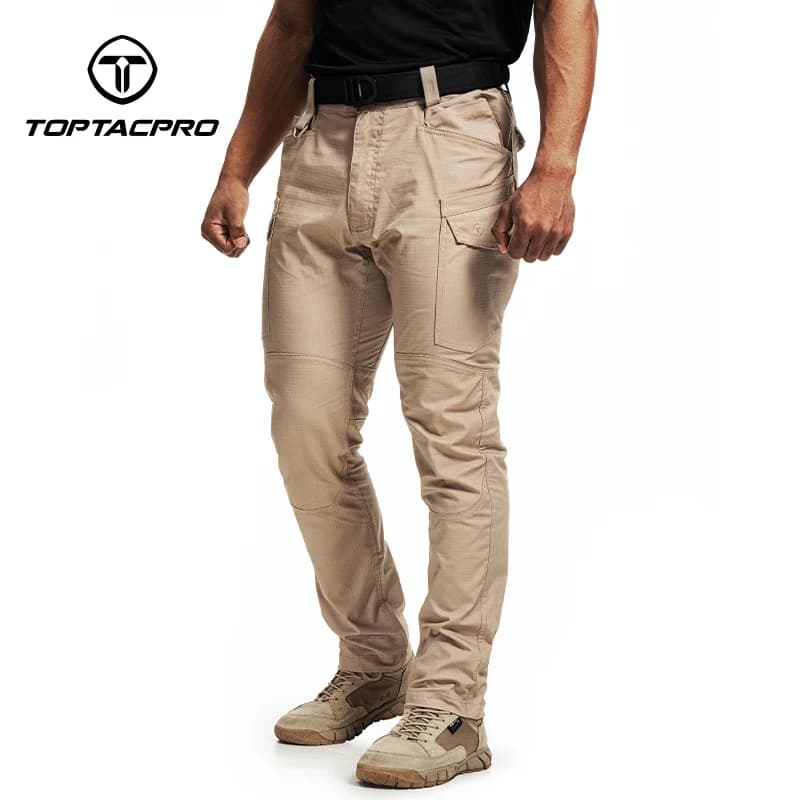 Pantalon tactique TOPTACPRO avec boîte cadeau - Triple protection pour pêche sportive intensive
