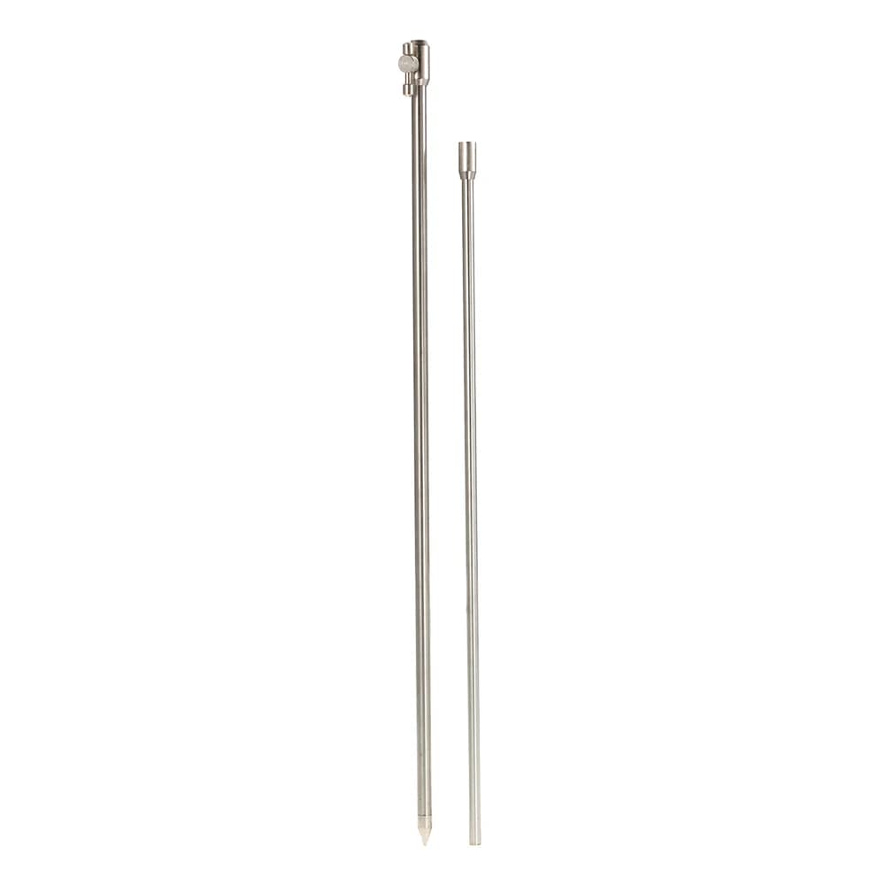 Tige de berge télescopique inox 55-100cm pour détecteur de touche carp fishing réglable et robuste
