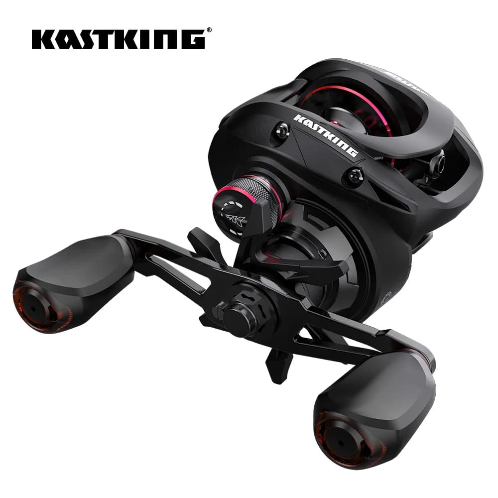 Moulinet casting KastKing Brutus avec frein magnétique 7.2:1, 5+1 roulements, 8KG de drag - Pêche sportive