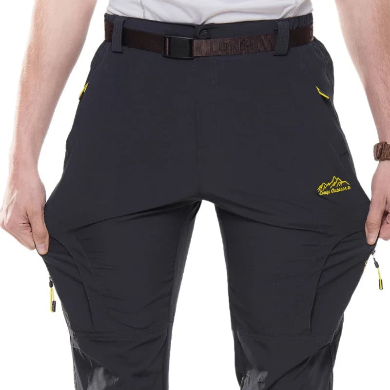 Pantalon randonnée pêche été homme stretch séchage rapide respirant fin cargo