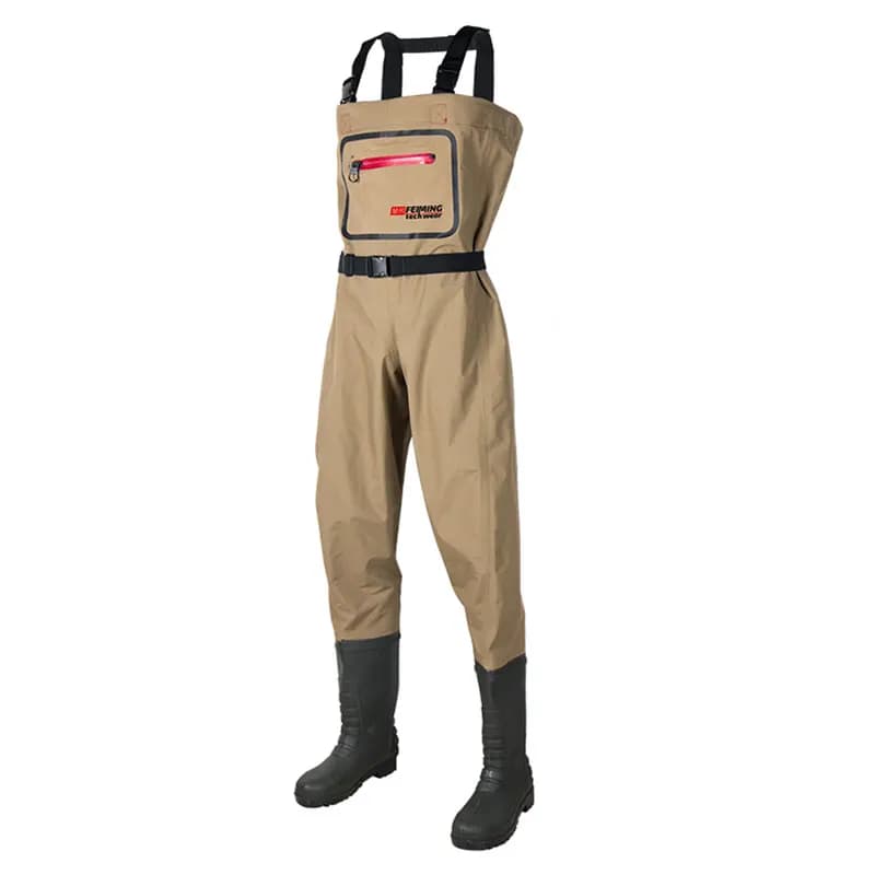 Waders étanches bottes intégrées pour pêche et chasse au canard hommes femmes