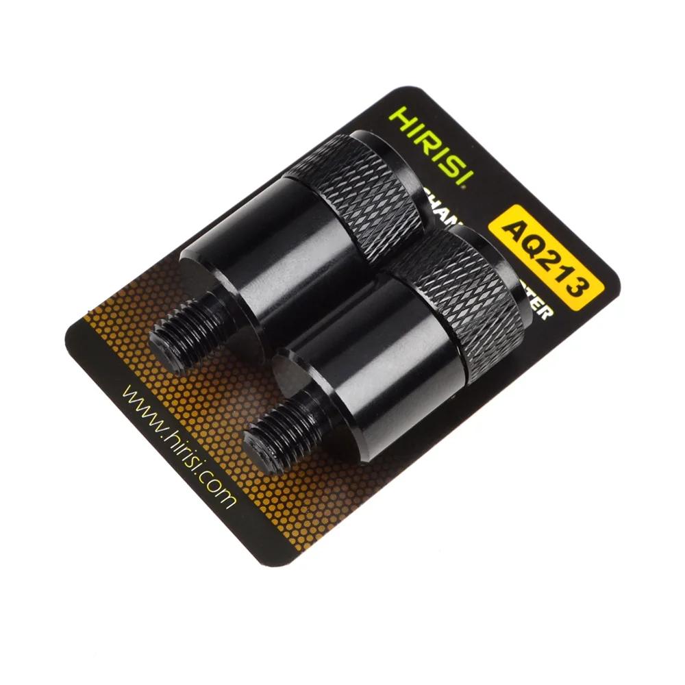 Connecteur rapide Hirisi 2pcs pour pêche à la carpe - Adaptateur twist-lock aluminium sécurisé et durable