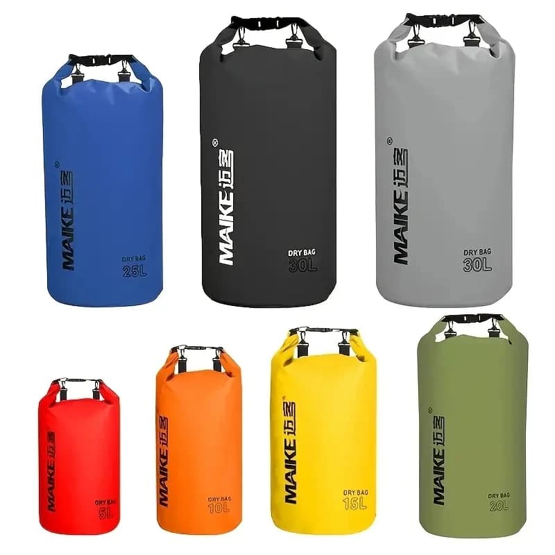 Dry bag waterproof Maike 5L/10L/15L - Sac étanche kayak, rafting et randonnée fluviale