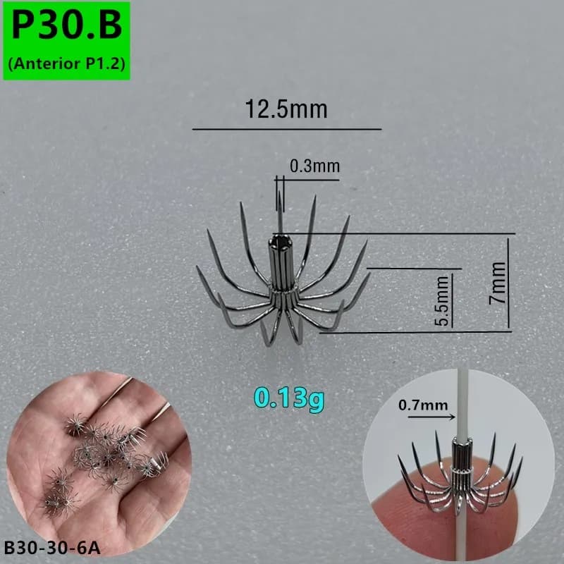 Hameçons à calmar 100/200 pièces acier inox - Hameçons couronne Egi avec griffes d'assistance pour pêche