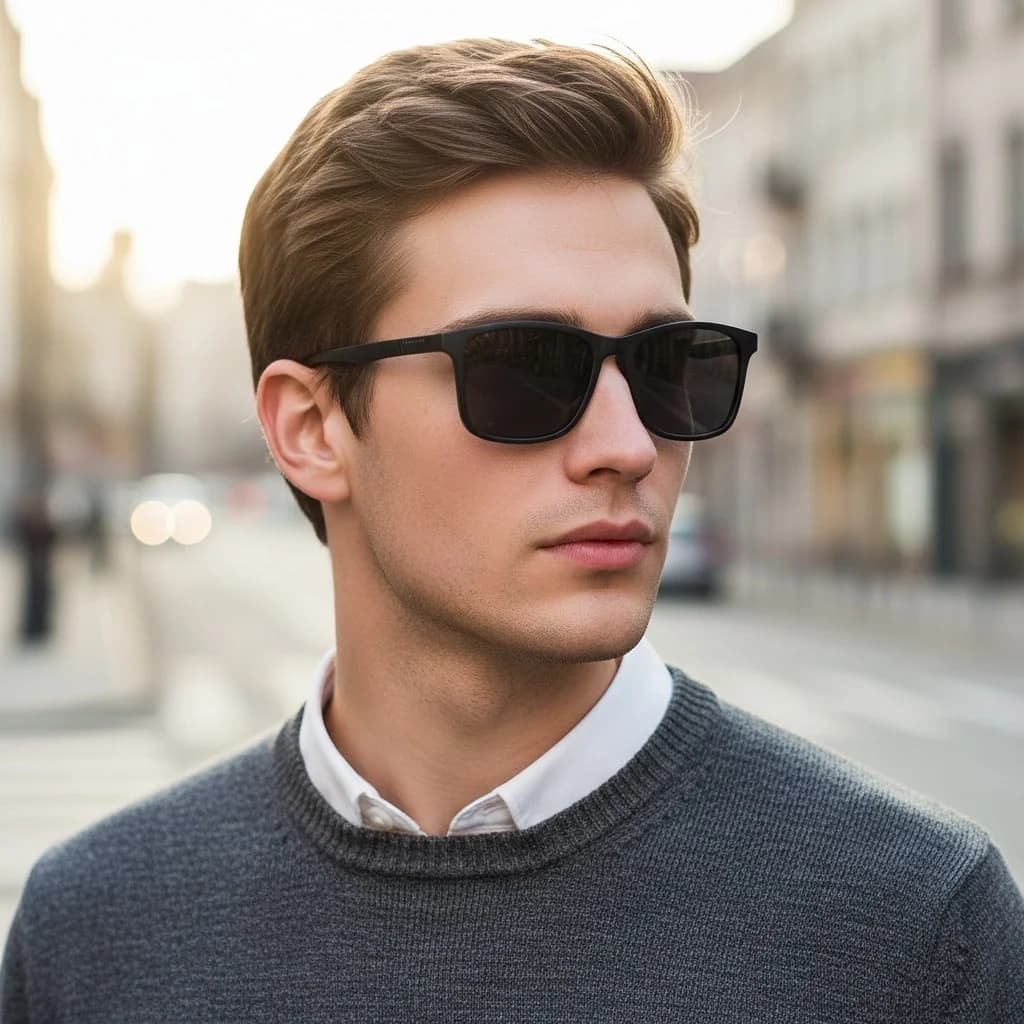 Lunettes de soleil métalliques 3501 unisexes pour pêche et cyclisme avec protection UV complète
