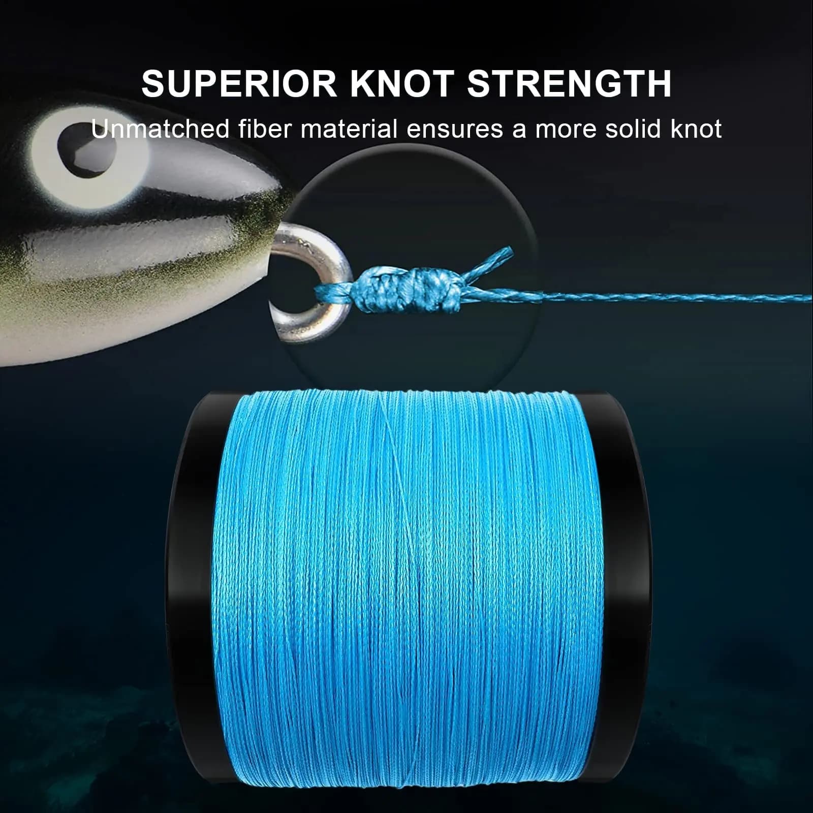 Fil de pêche PE tressé ZUKIBO 4 brins 500m - Ligne multifilament japonaise douce pour pêche carpe