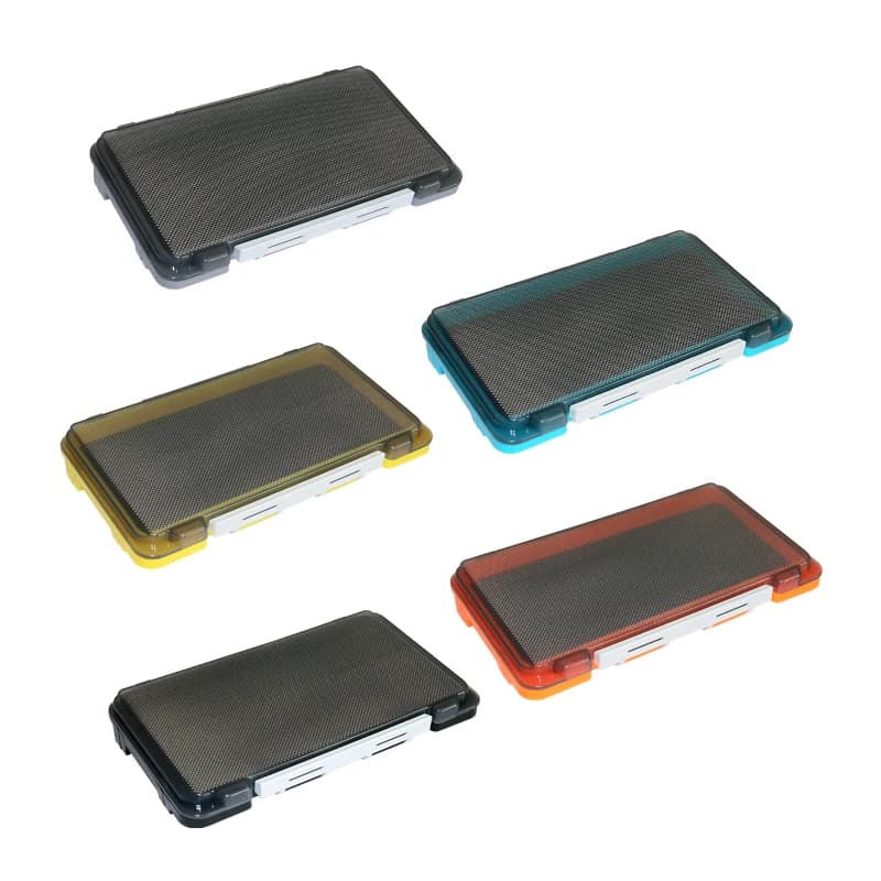 Boîte pêche plastique organisateur leurres hameçons cuillères - Boîtier rangement éponge portable