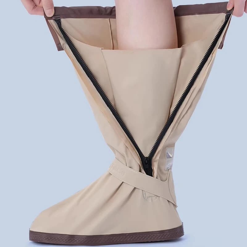 Protège-chaussures PVC imperméables réutilisables - Covers antidérapants pour randonnée et montagne unisexes