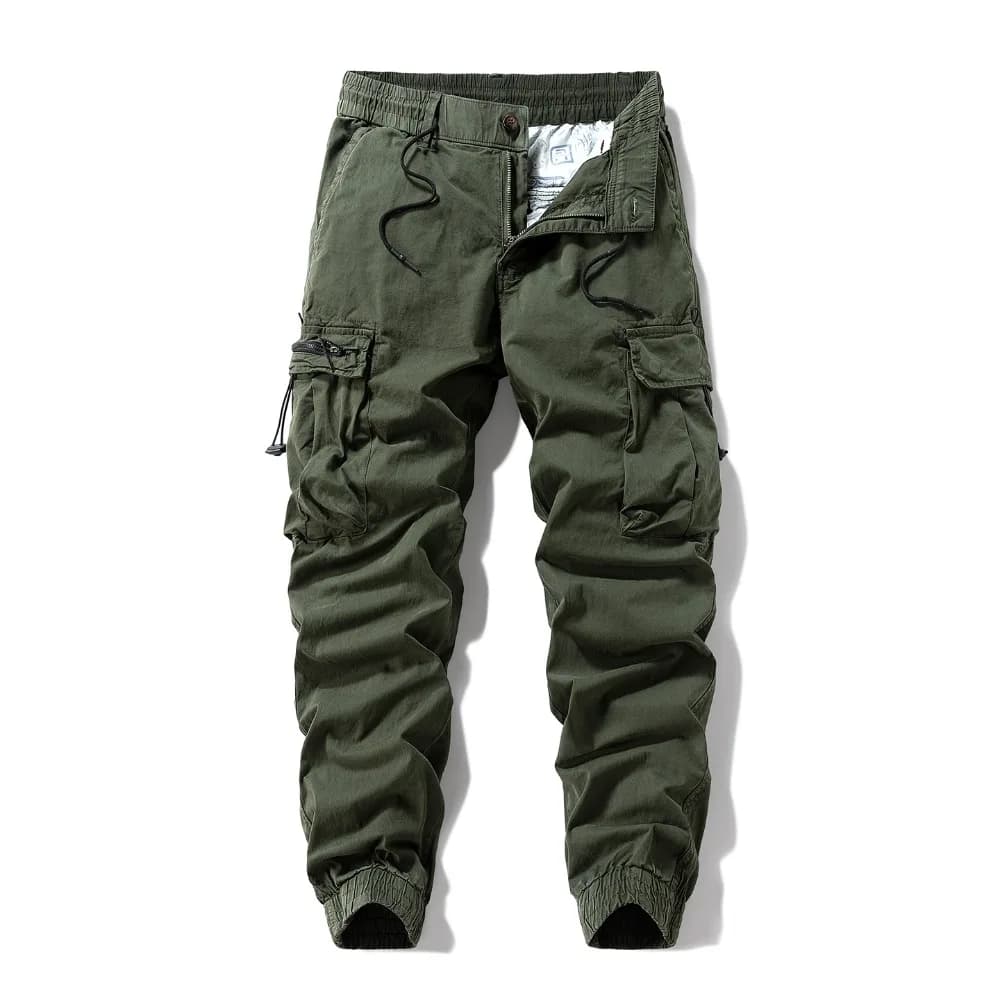 Pantalon jogger tactique ripstop pour hommes - Léger multi-poches - Taille 40 pêche confort