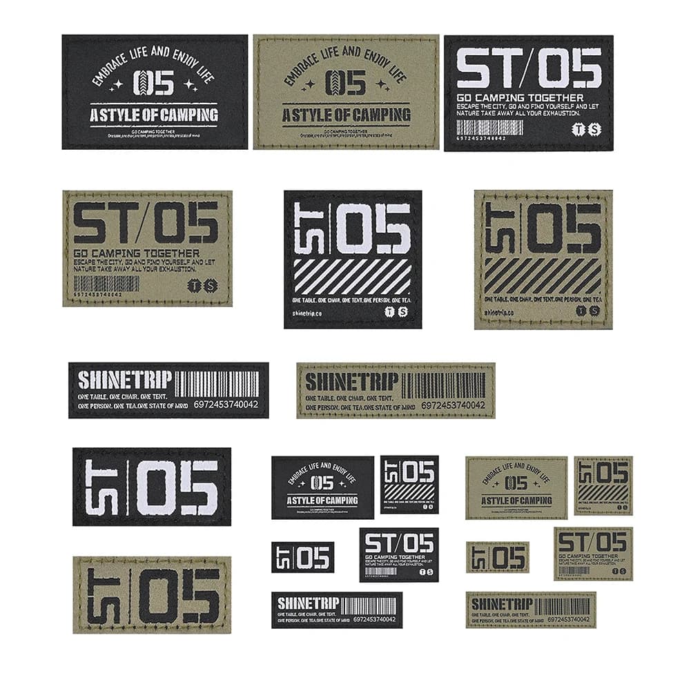 Badges tactiques militaires ShineTrip - Patches auto-agrippants exquis pour gilets et équipements de chasse