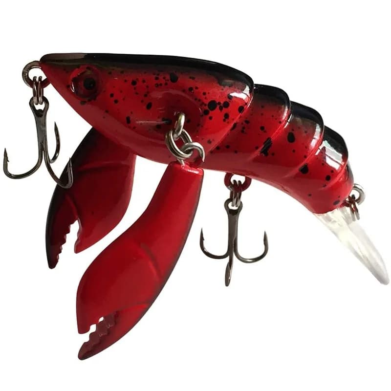 Leurre articulé craw premium avec hameçons aiguisés - appât réaliste pour plus de captures