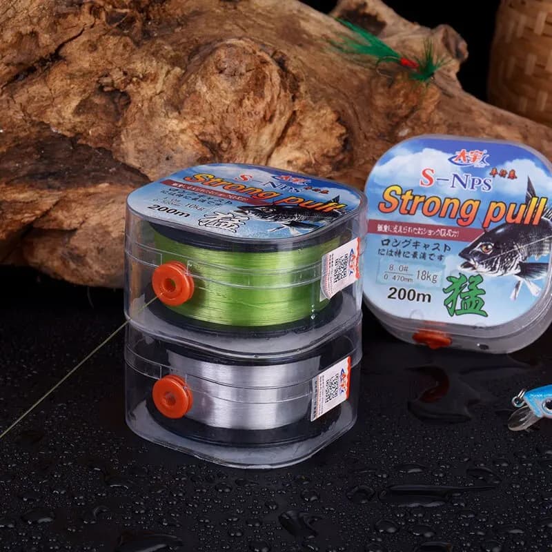 Ligne de pêche monofilament nylon super résistante 2-33LB pour mer et eau douce