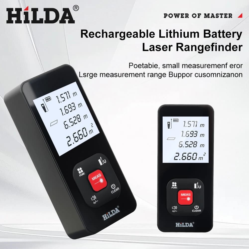 Télémètre laser HILDA professionnel 120m pour pêche précise - Instrument de mesure haute performance