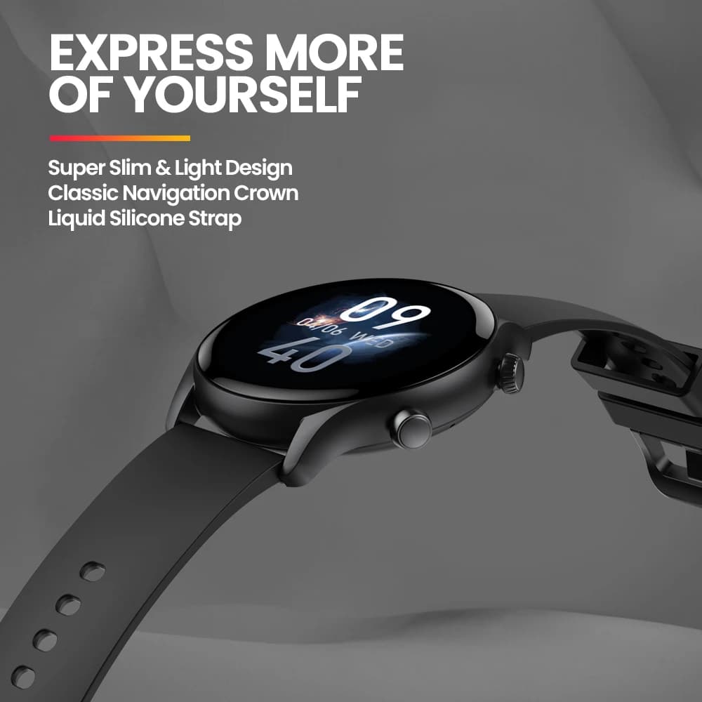 Smartwatch Zeblaze Btalk 3 Plus - Appels vocaux et monitoring santé pour pêcheurs communicants