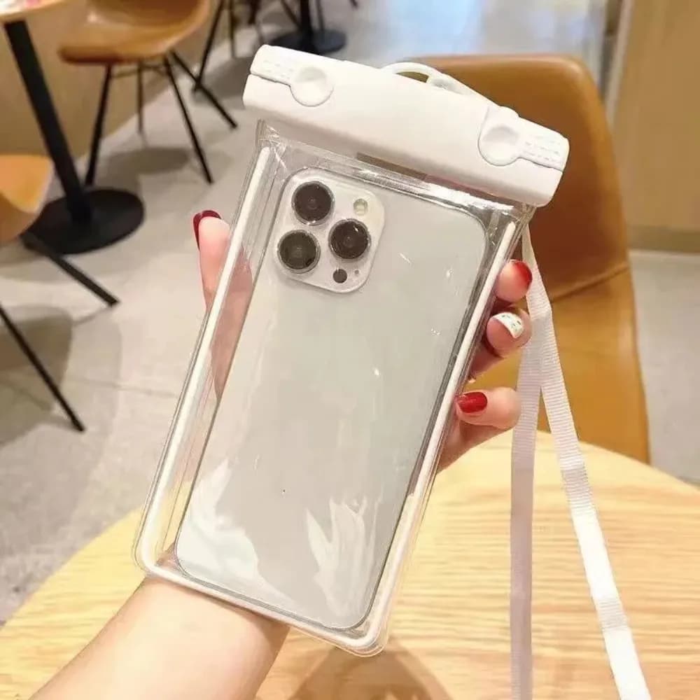 Pochette téléphone étanche universelle avec lanière natation plongée tactile étanche