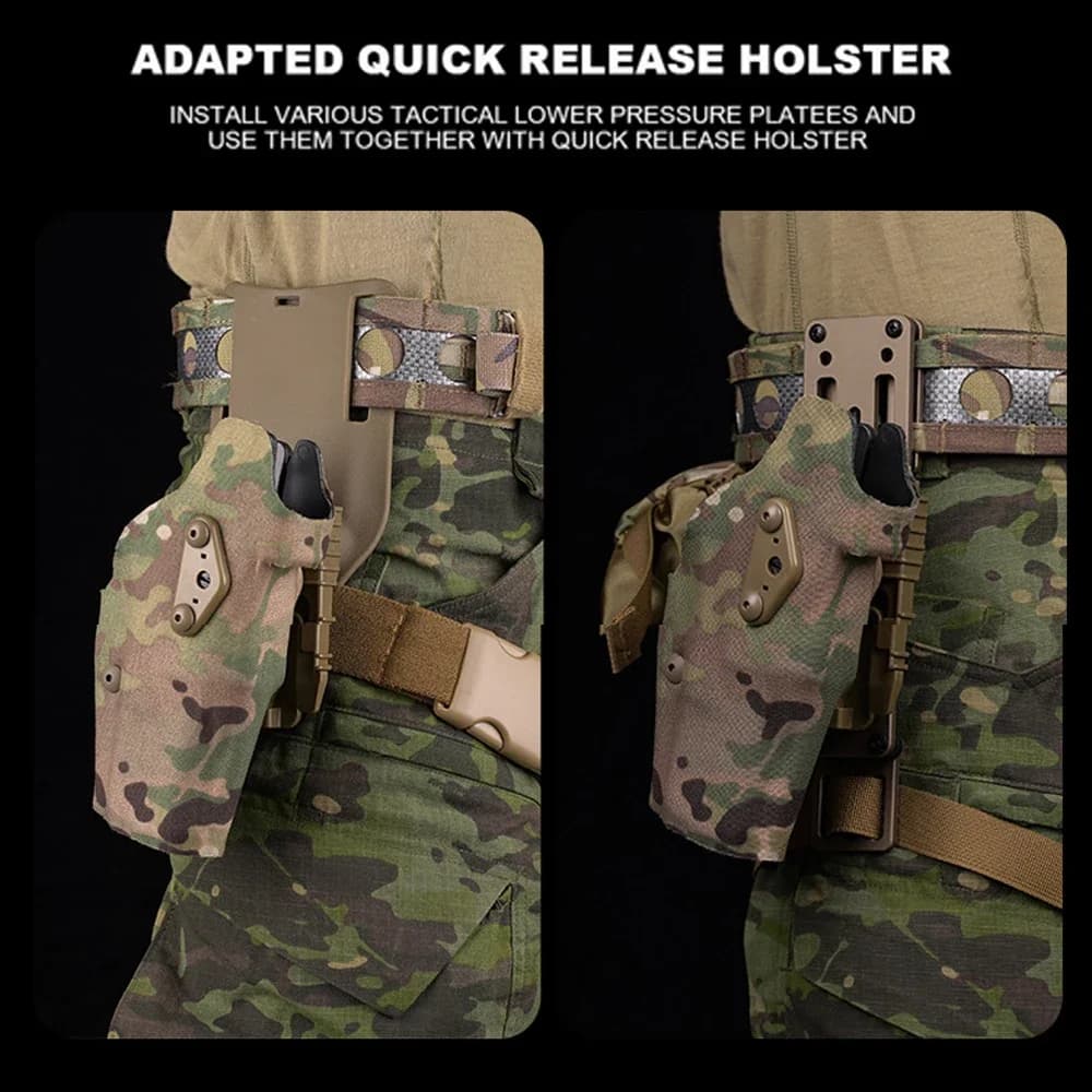 Ceinture tactique style Ferro militaire Bison légère Molle pistolet pêche airsoft étui magazine chasse