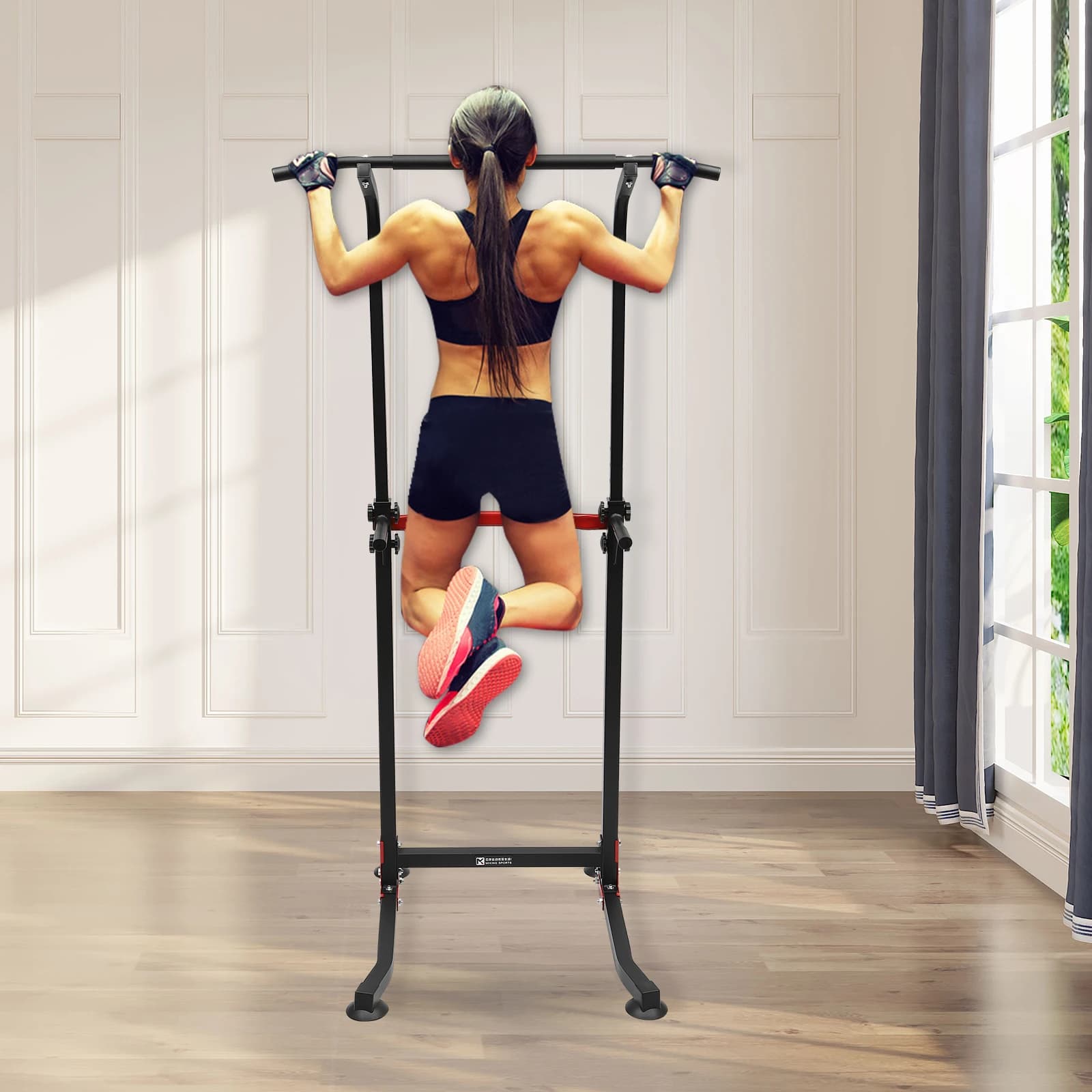 Power Tower MK-4001H station dips réglable multifonction pour exercices abdos et pompes - Matériel musculation