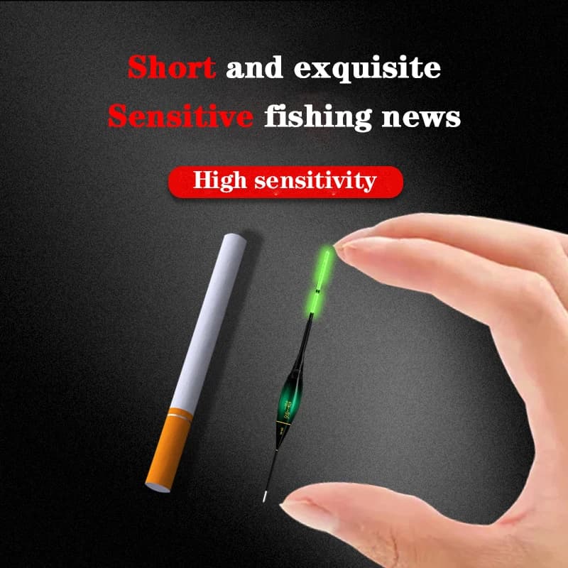 Lot de 2 flotteurs électroniques LED pour pêche de nuit avec détection de touche et changement de couleur