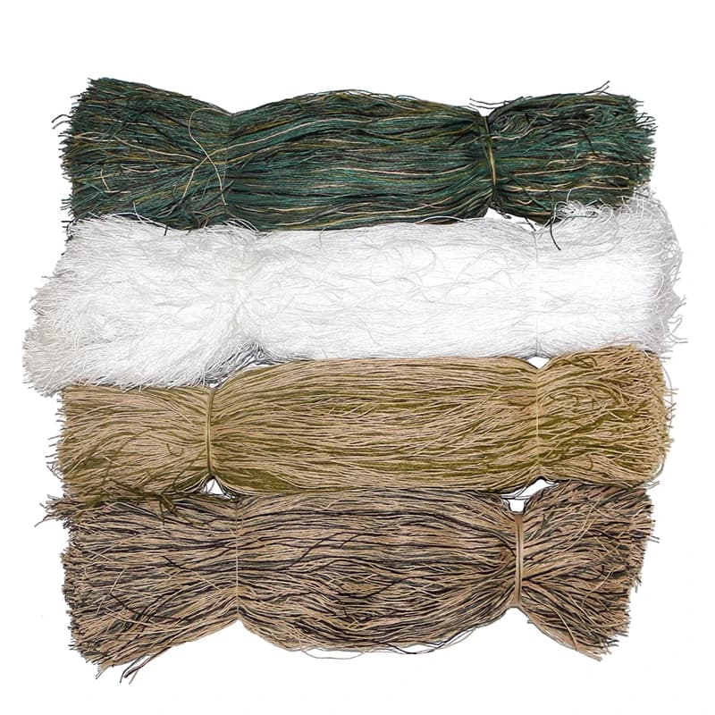 Fil camouflage DIY ghillie pêche chasse réparation costume synthétique désert forêt