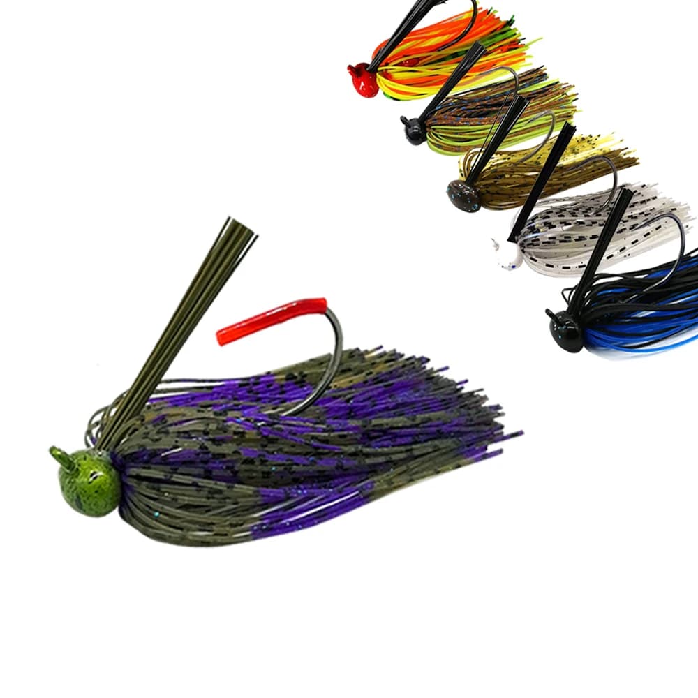 Leurre chatterbait anti-herbe pour la pêche du black bass, leurre spinner et wobbler canne leurre