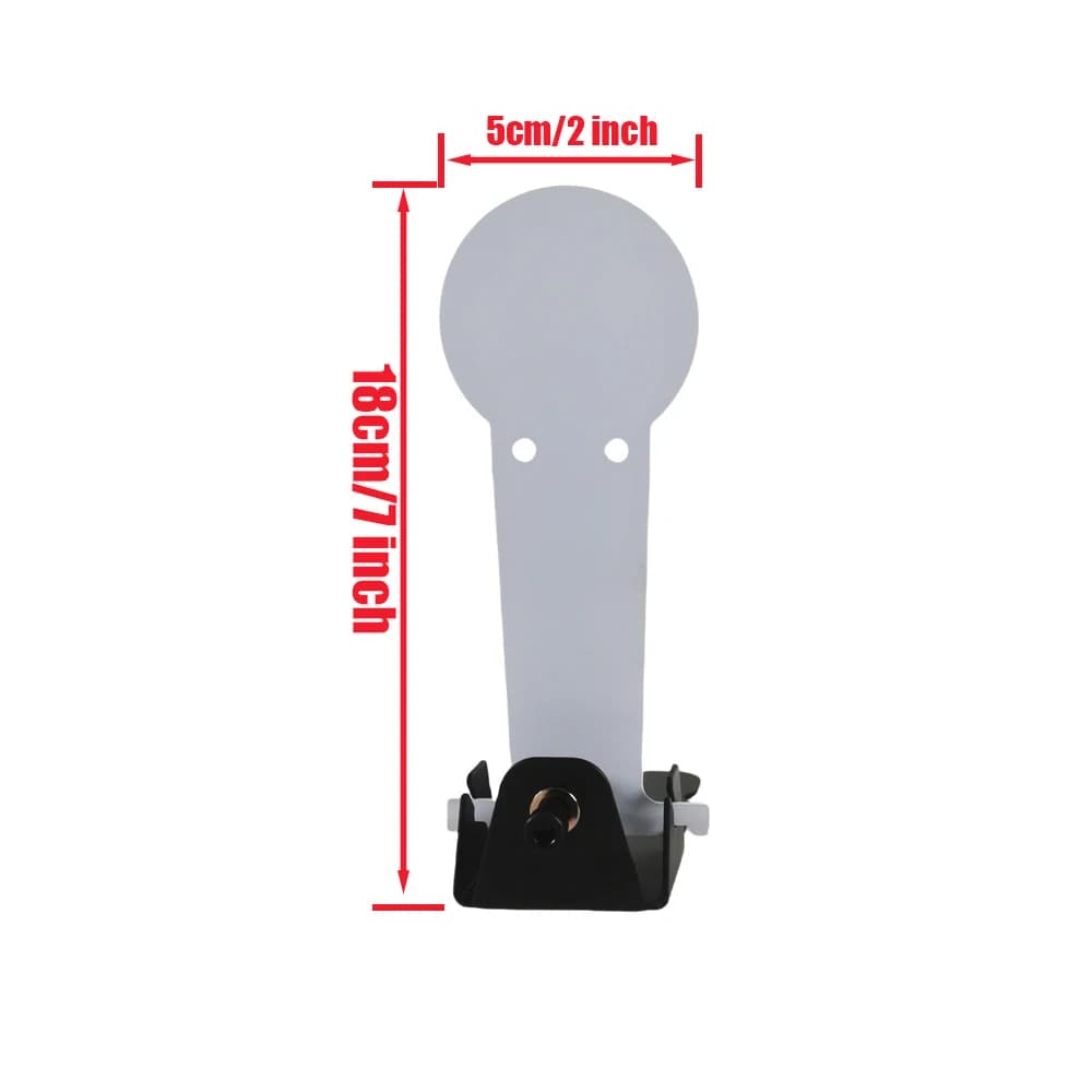 Cible acier carbone 5cm tir courte distance tête ronde mobile pratique pêche sportive