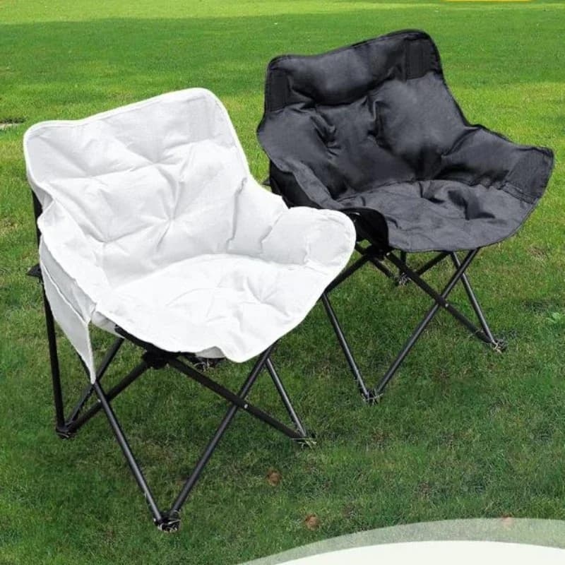 Fauteuil camping respirant Moon Chair pêche - Banc pliant portable pour croquis et détente