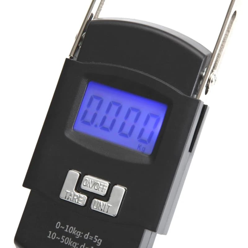 Balance pêche électronique 50kg LCD rétroéclairé - Pèse-poissons portable pour dropshipping et pêcheurs