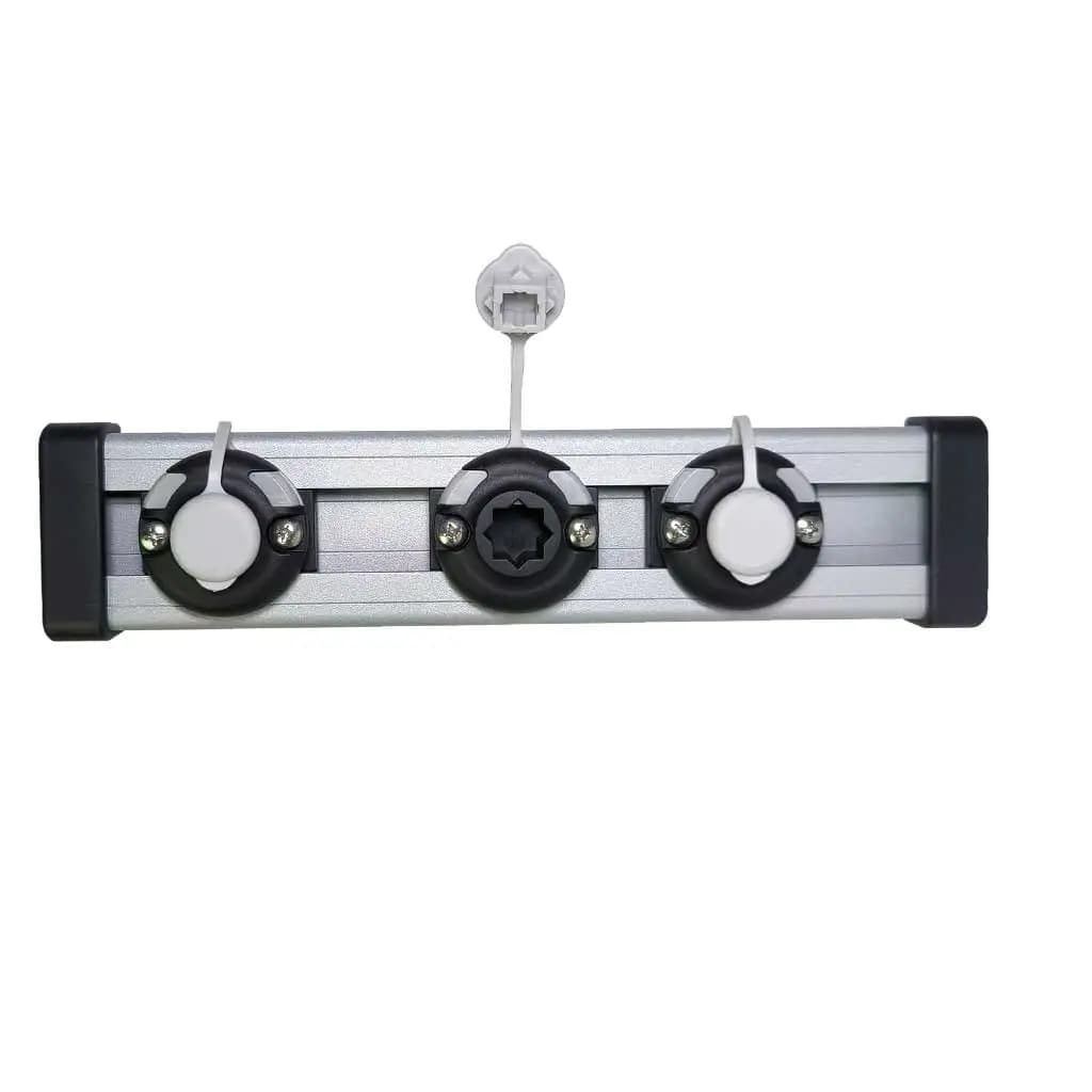 Rail de fixation universel pour kayak bateau gonflable canoë - Support DIY pour accessoires de pêche et rame