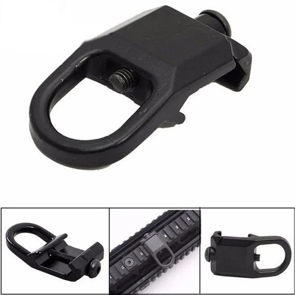Adaptateur QD rotatif pour lunette .223 AR15 - Montage rapide sur rail 20mm accessoire chasse