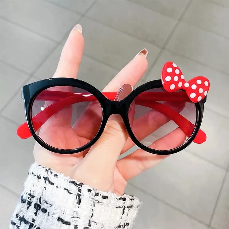Lunettes de soleil nuit décor arc enfants 1-2PCS pour pêche familiale et vacances estivales