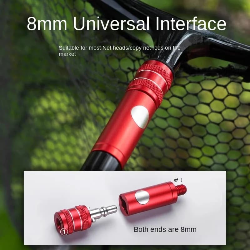 Connecteur rapide LINNHUE 8mm universel tête et canne portable accessoire pêche polyvalent