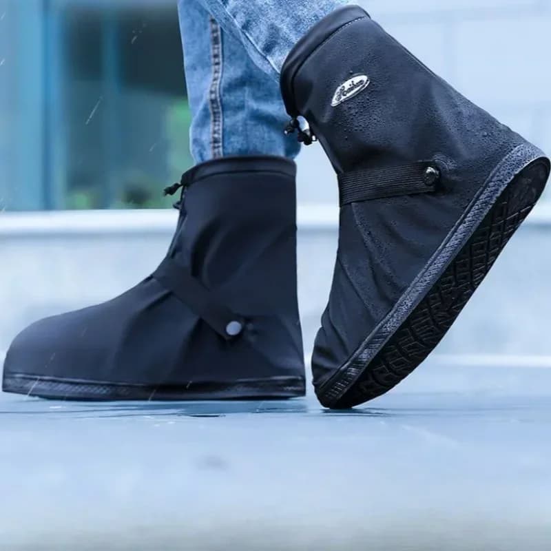 Bottes de pêche imperméables pour hommes 2025 - Bottes caoutchouc hautes sans lacets résistantes