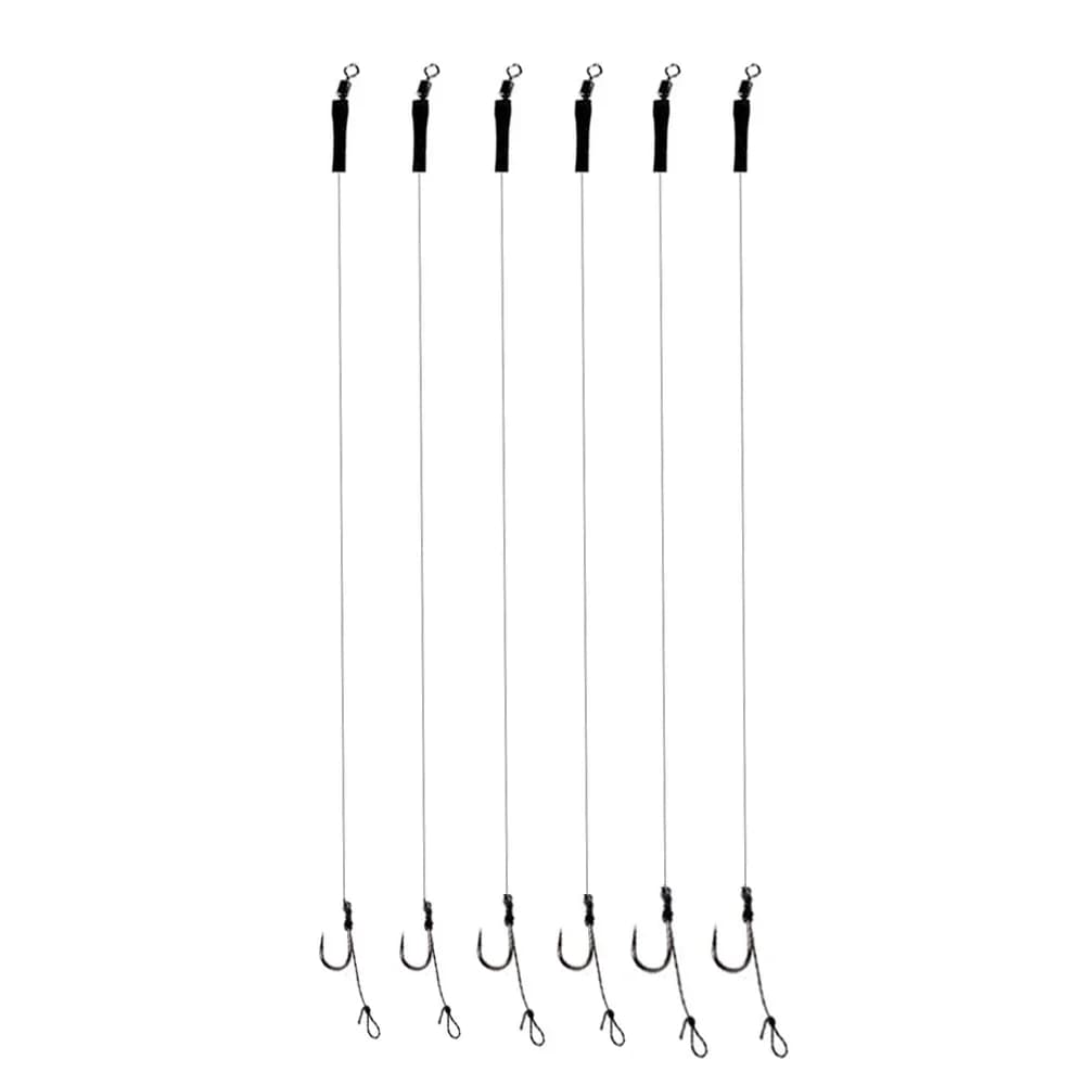 12 montages hair rig carpe sans ardillon 12lb pour pêche responsable et efficace
