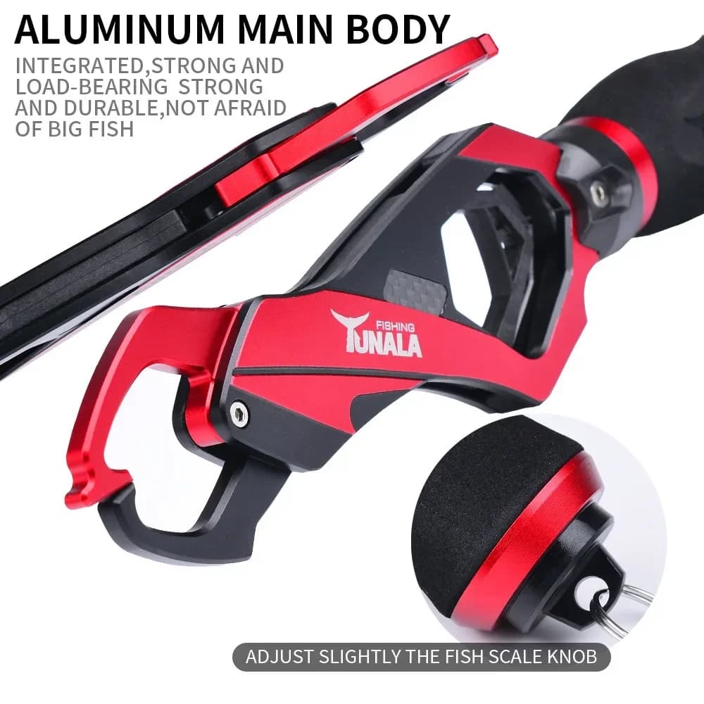 Pince à lèvres peseur pour poisson en aluminium avec balance intégrée accessoire pêche AJLURES