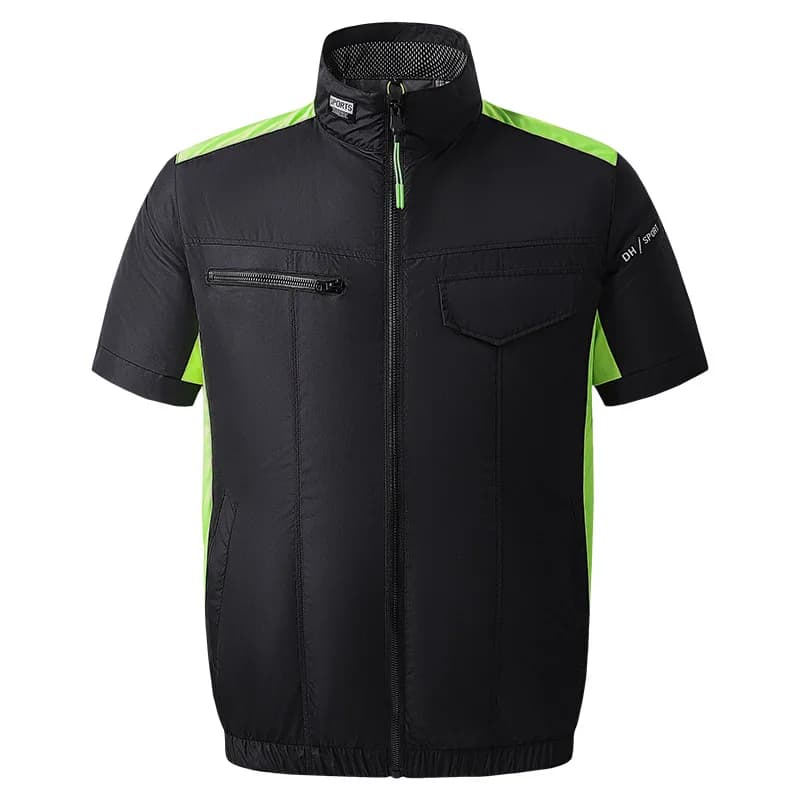 Gilet rafraîchissant USB pêche été ventilation 13h outdoor travail manches courtes portable