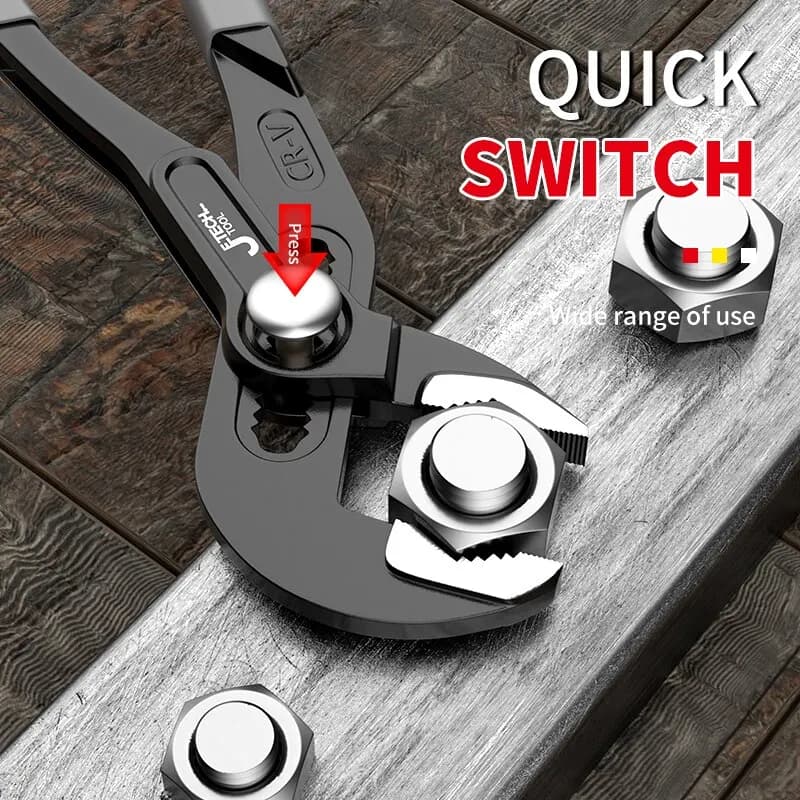 Pince multiprise à déblocage rapide pour plomberie - Pince réglable pour tuyaux et raccords