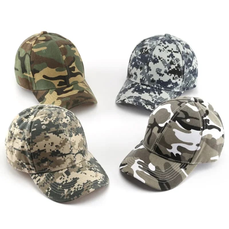 Casquette tactique camouflage protection solaire - Chapeau pêche chasse réglable homme militaire
