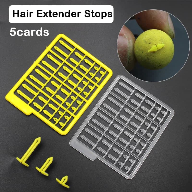 5 stoppers cheveu pour bouillettes carp fishing - Arrêts pop-up pour montages hair rigs