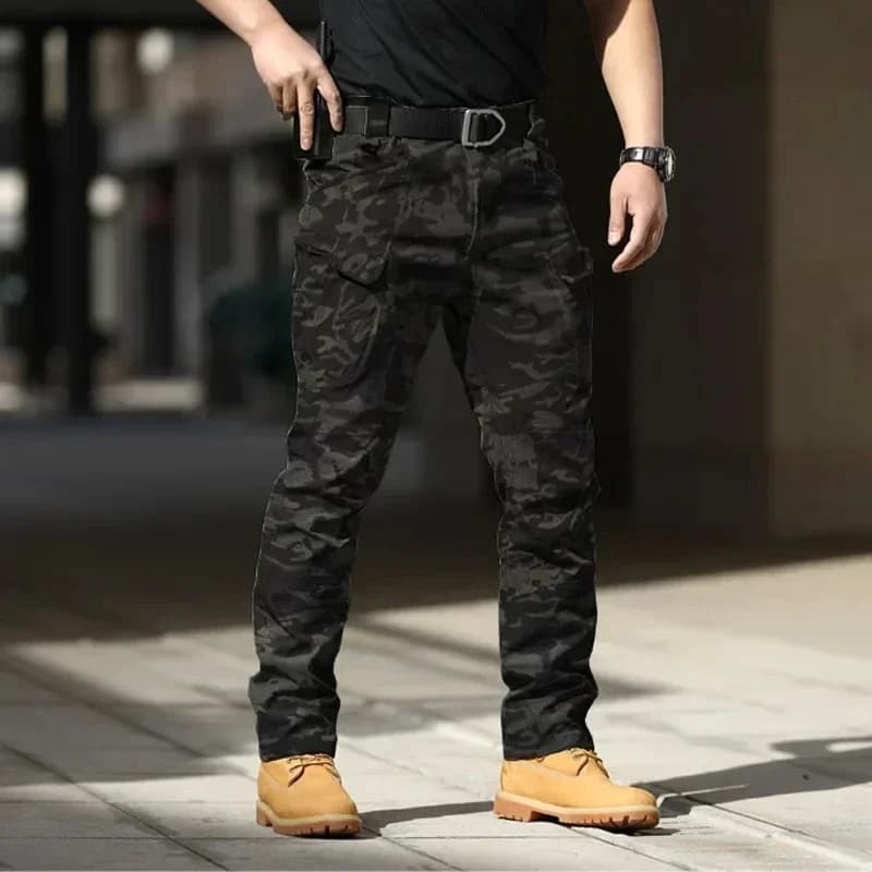 Pantalon cargo tactique 2025 classique homme - Randonnée pêche trekking militaire multi-poches jogger