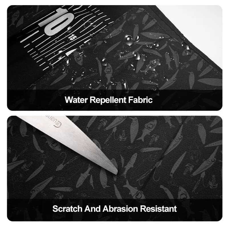 Tapis mesure poisson LEYDUN 125cm avec règle intégrée - Base genouillère rembourrée - Accessoire pêche