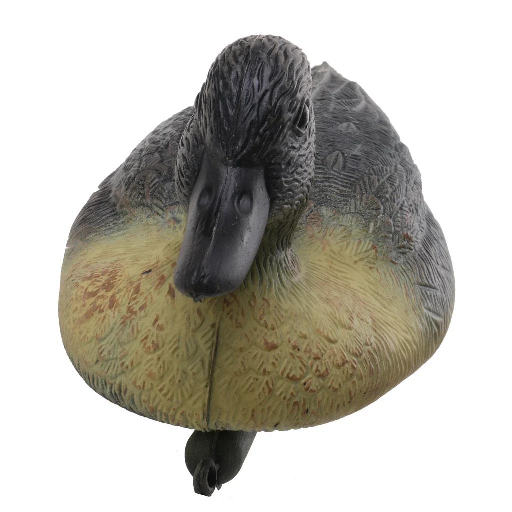 6 pièces décoy canard 3D flottant avec quille pour chasse pêche accessoire extérieur leurre réaliste eau