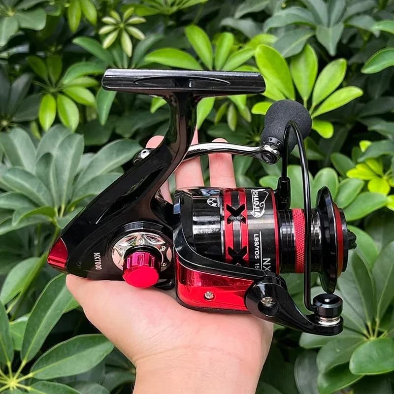 Moulinet spinning 10KG max drag, carrosserie métal durable, pour pêche eau douce et salée, roulements à billes